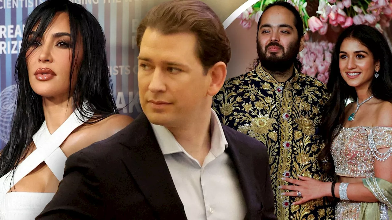 Kurz feiert mit Kardashians bei Mega-Hochzeit