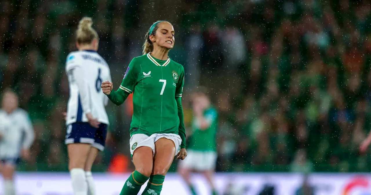 Ireland finally score but suffer another Euro 2025 qualifying defeat to England