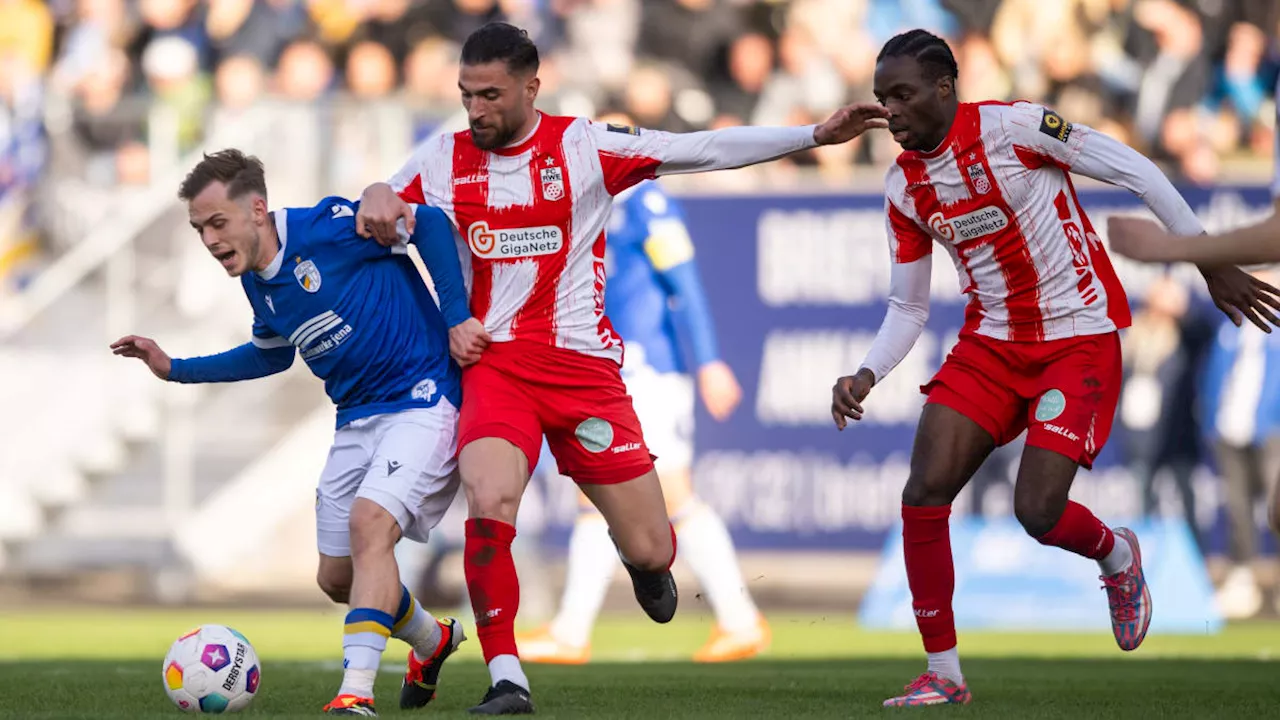 Derby zwischen Carl Zeiss Jena und Rot-Weiß Erfurt verlegt