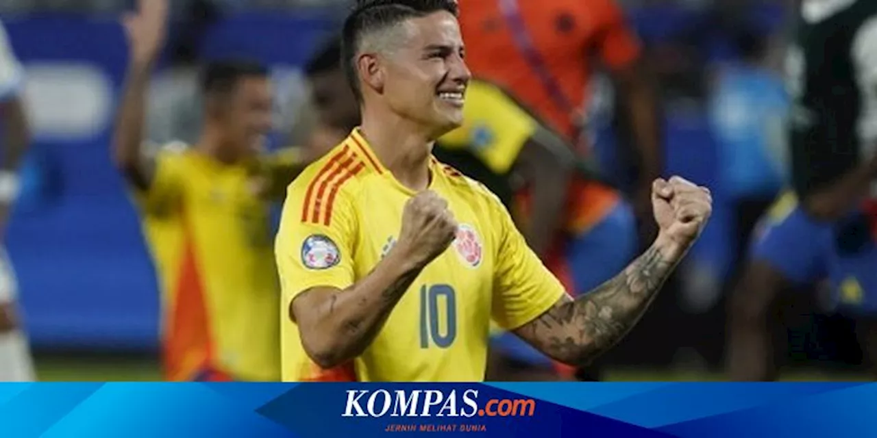 James Rodriguez Lampaui Rekor Assist Messi di Copa America