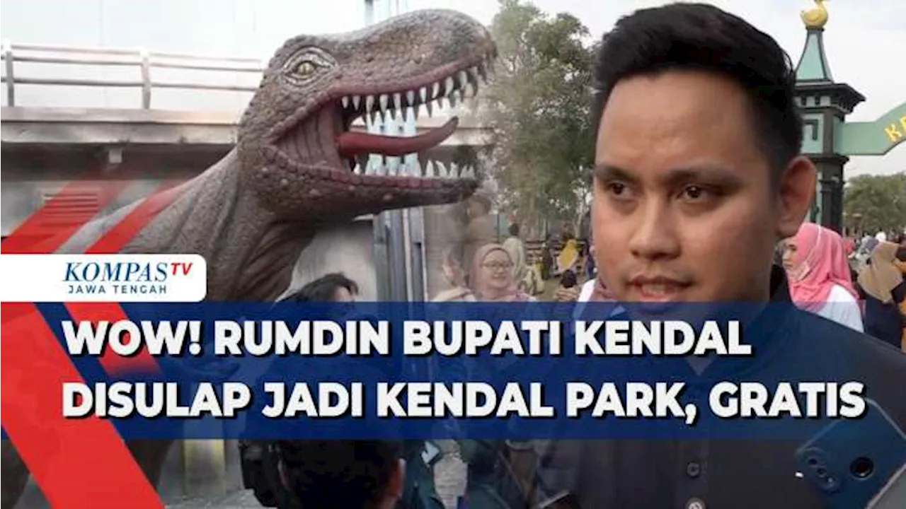 Wow! Rumdin Bupati Kendal Disulap Jadi Kendal Park, Gratis