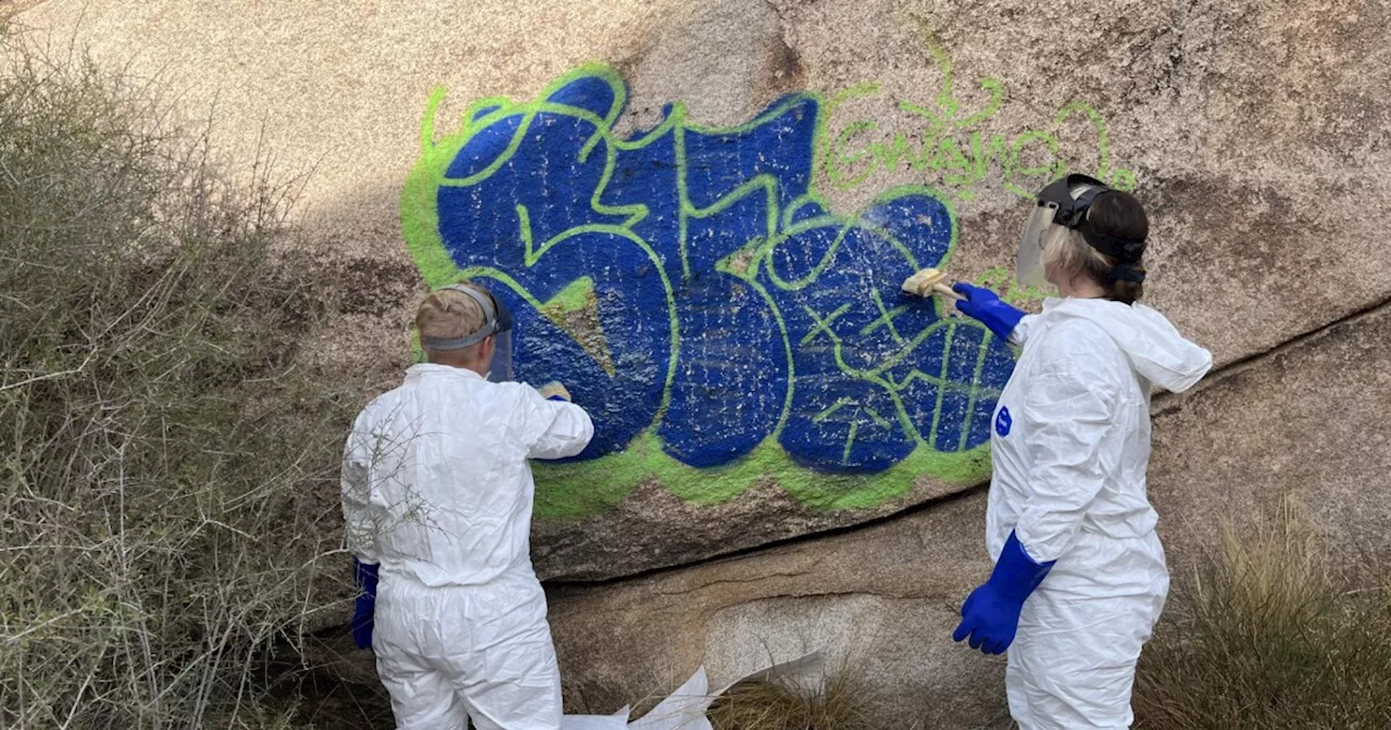 Graffiti in Joshua Tree