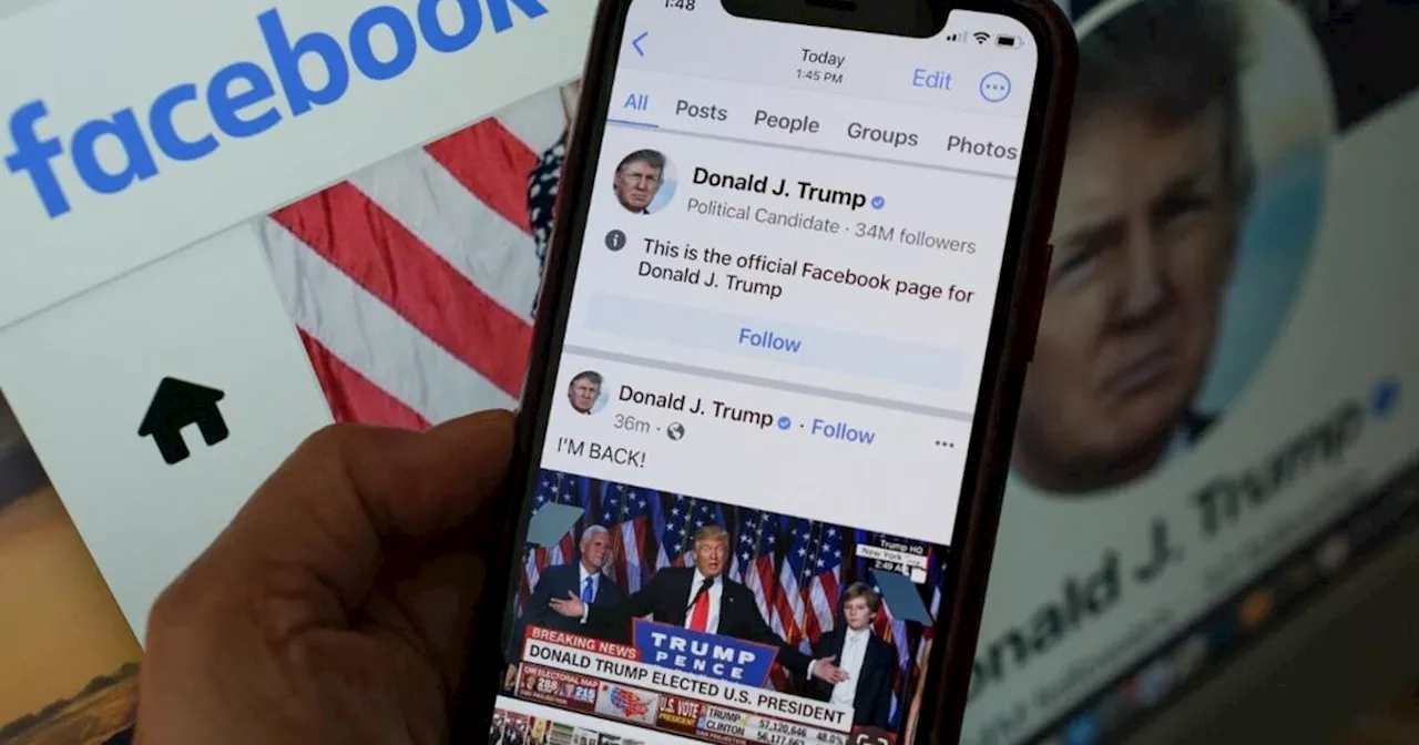 Meta s’apprête à mettre fin aux restrictions des comptes Facebook et Instagram de Donald Trump