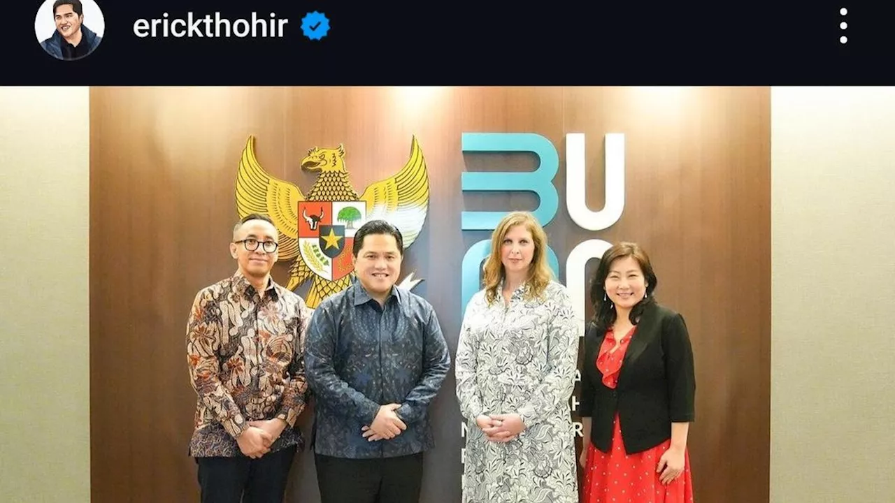 Bos Vale Base Metals Sambangi Kantor Erick Thohir, Ada Apa?