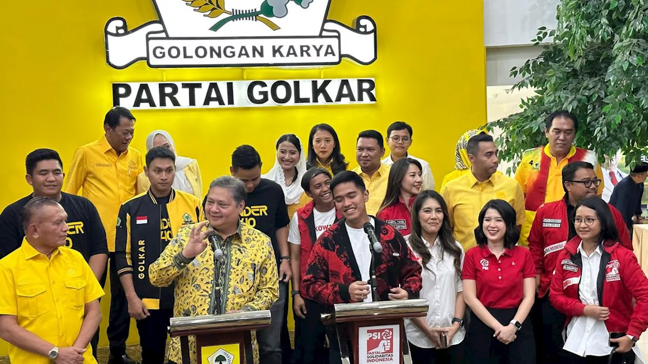 Kaesang di Hadapan Airlangga dan Kader Golkar: Biar Saya Jadi Ketumnya Para Ketua Umum