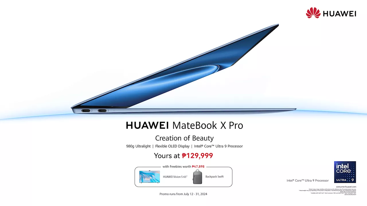 Brace yourself for a revolution in lightness and performance, HUAWEI MateBook X Pro and MateBook 14 now available in the Philippines!