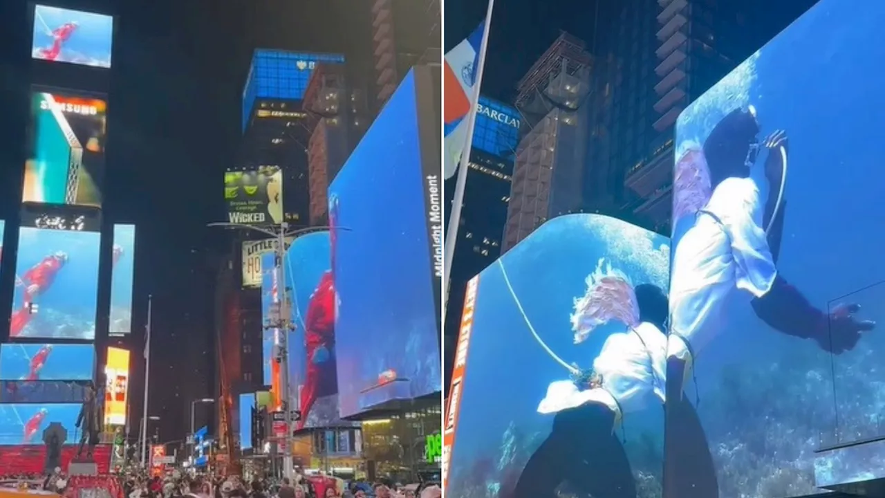 Dutch-Filipino artist's work featured in New York Times Square Arts Midnight Moment