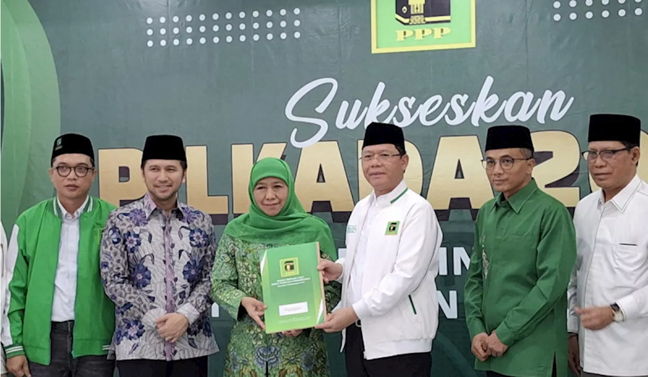 PPP Resmi Usung Pasangan Khofifah-Emil Dardak di Pilkada Jatim 2024