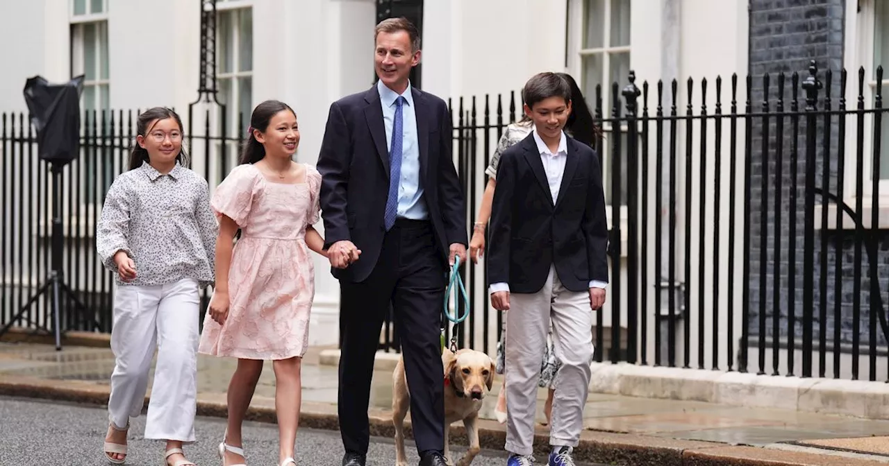 'Really sweet' gesture Jeremy Hunt’s children left for Keir Starmer’s kids