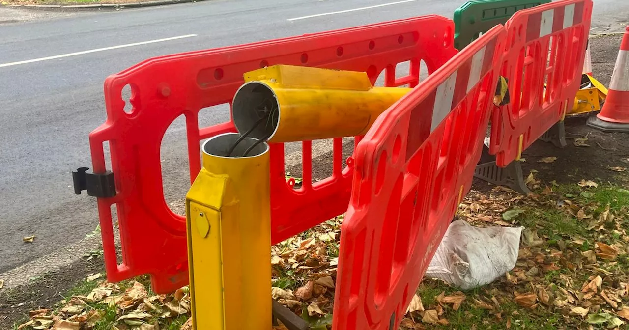 Two men arrested after yet another yet speed camera is hacked down