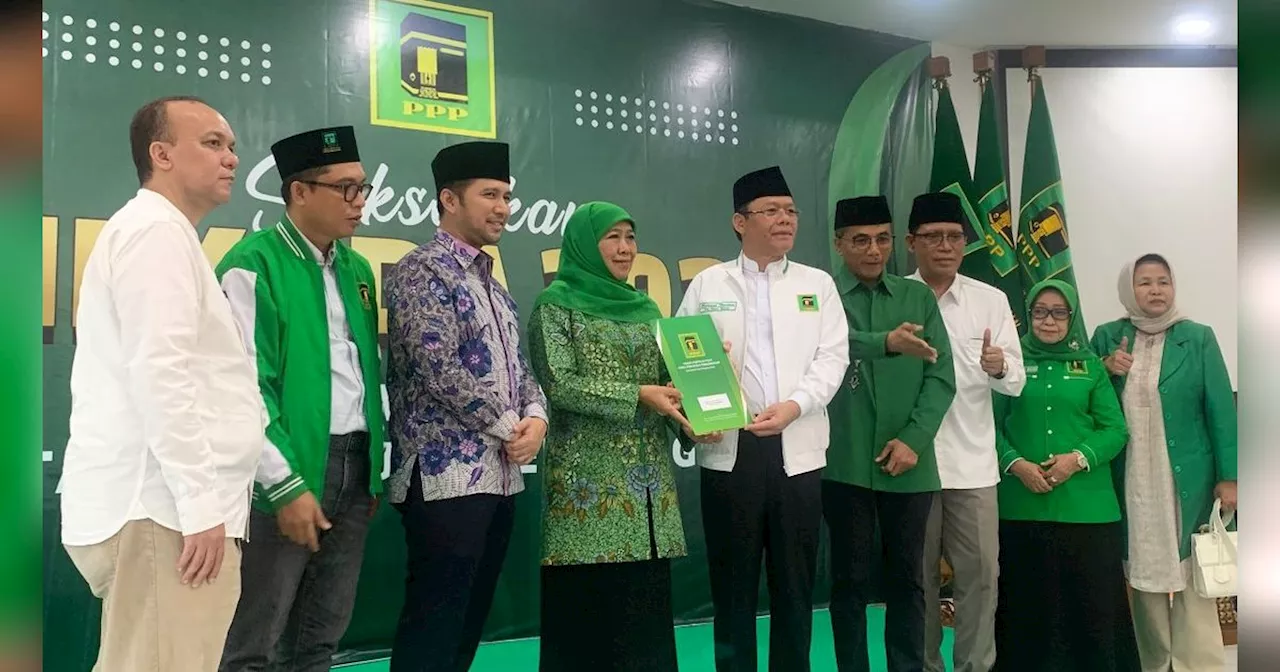 PPP Resmi Beri Dukungan Khofifah-Emil di Pilgub Jatim 2024