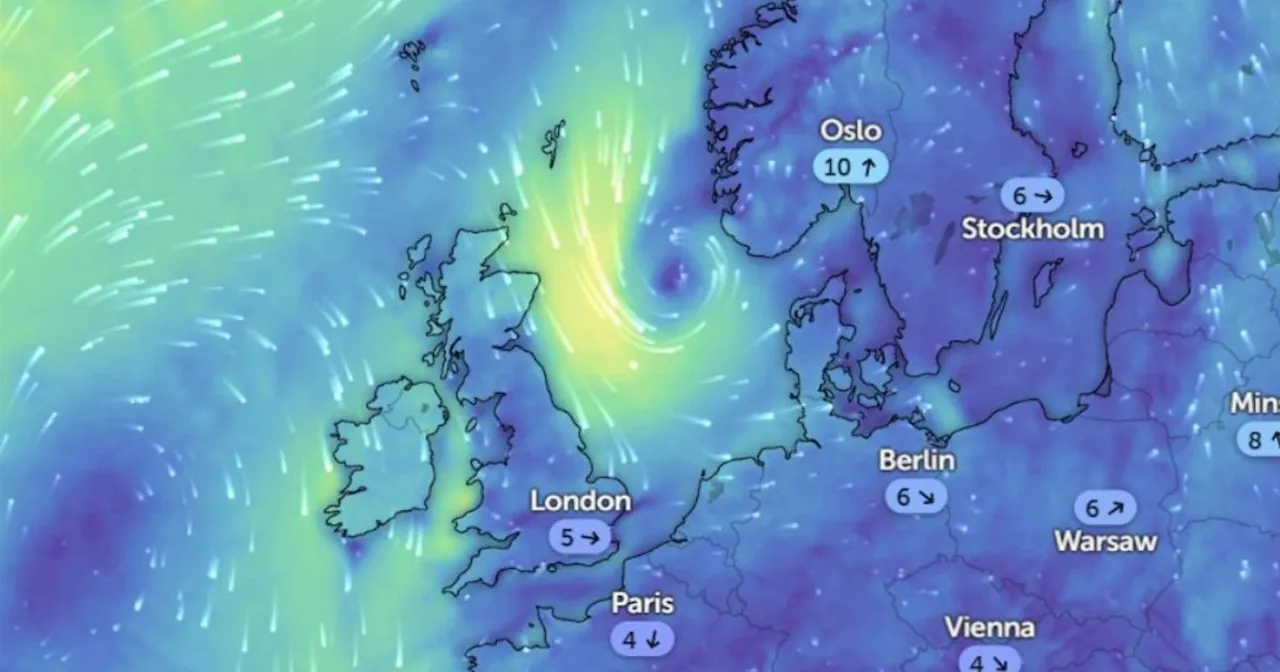 Interactive weather map shows how a monsoon is spreading across Europe