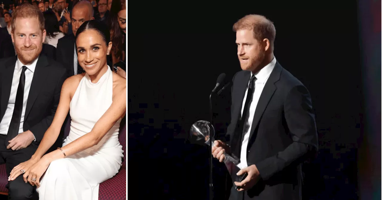 Prince Harry nods to ‘eternal bond’ with Diana while collecting award