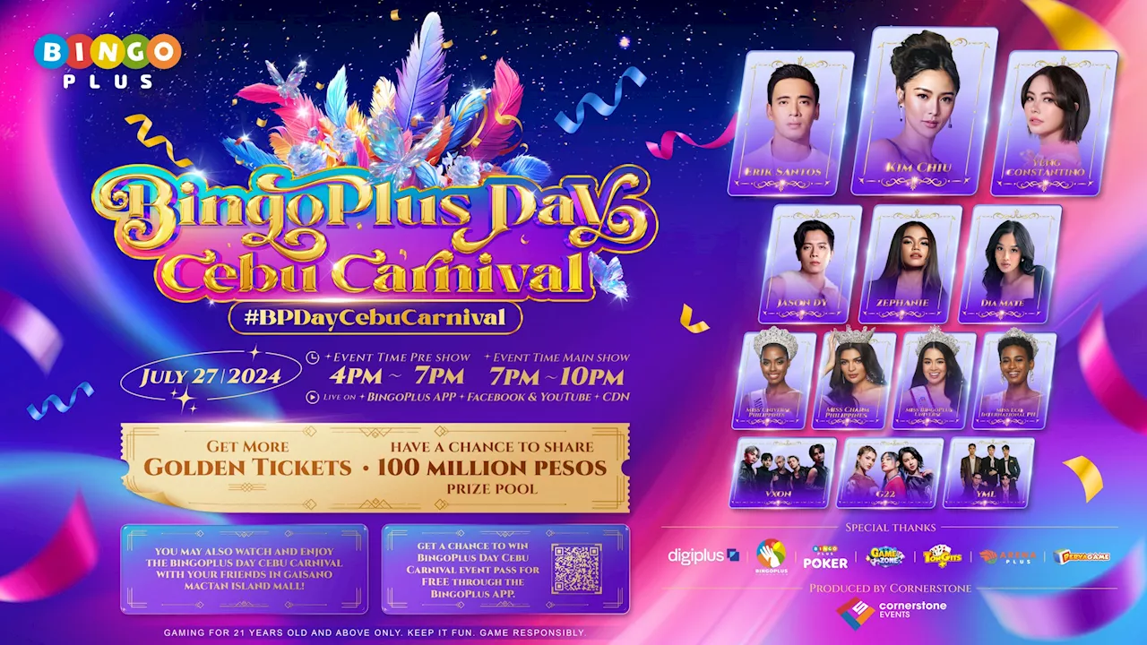 BingoPlus is bringing the carnival feels to town for BP Day Cebu 2024