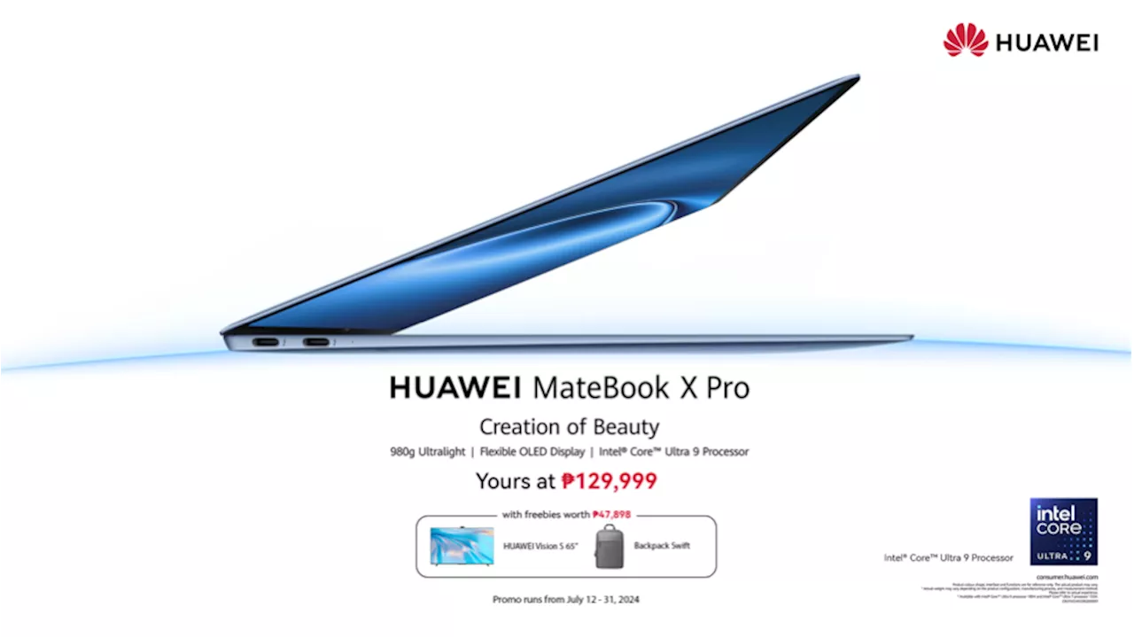 Brace yourself for a revolution in lightness performance with HUAWEI MateBook X Pro, MateBook 14