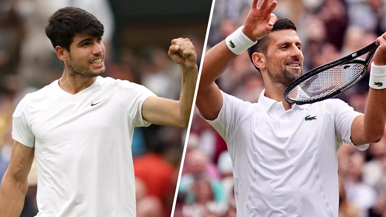 Alcaraz, Djokovic meet again at Wimbledon in historic men's final