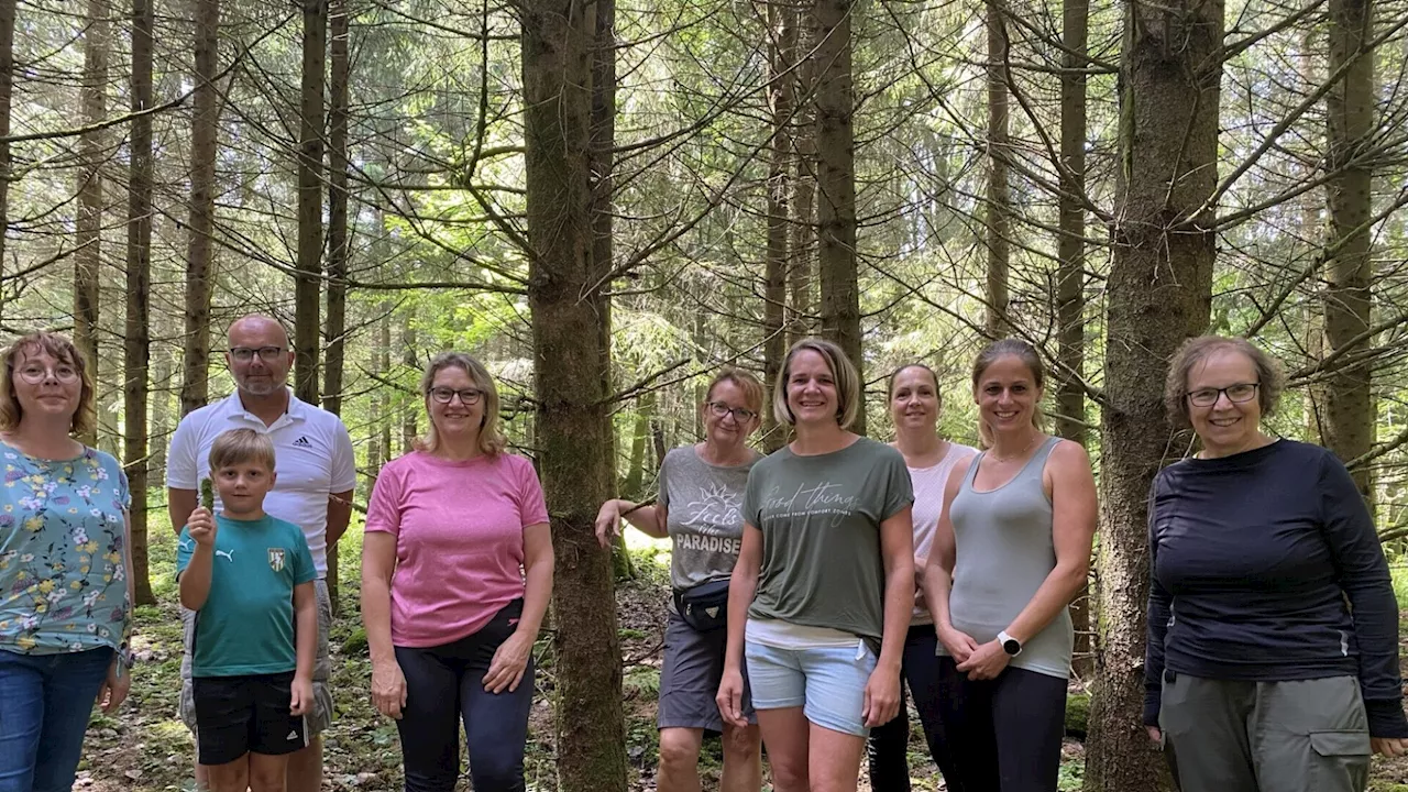 Waldbaden: Entschleunigender Workshop der Gesunden Gemeinde