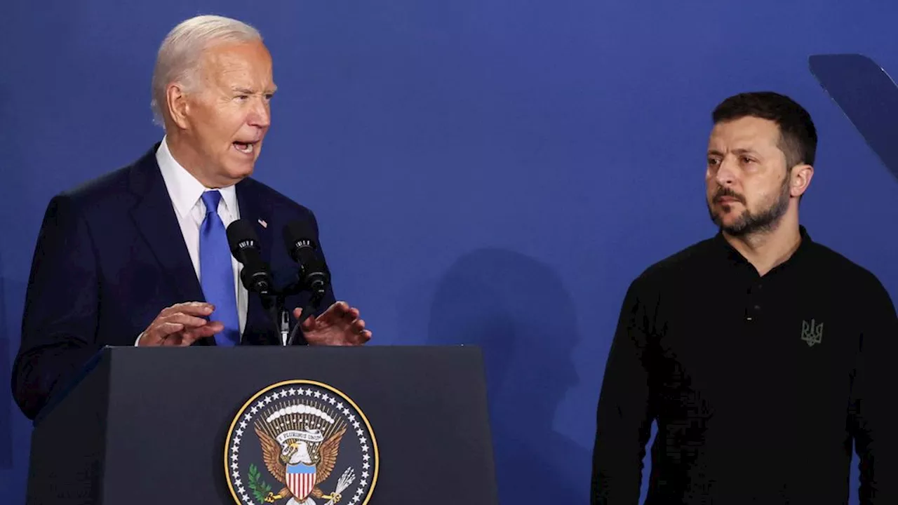 Biden noemt president Zelensky 'Poetin' en Kamala Harris 'Trump' na NAVO-top