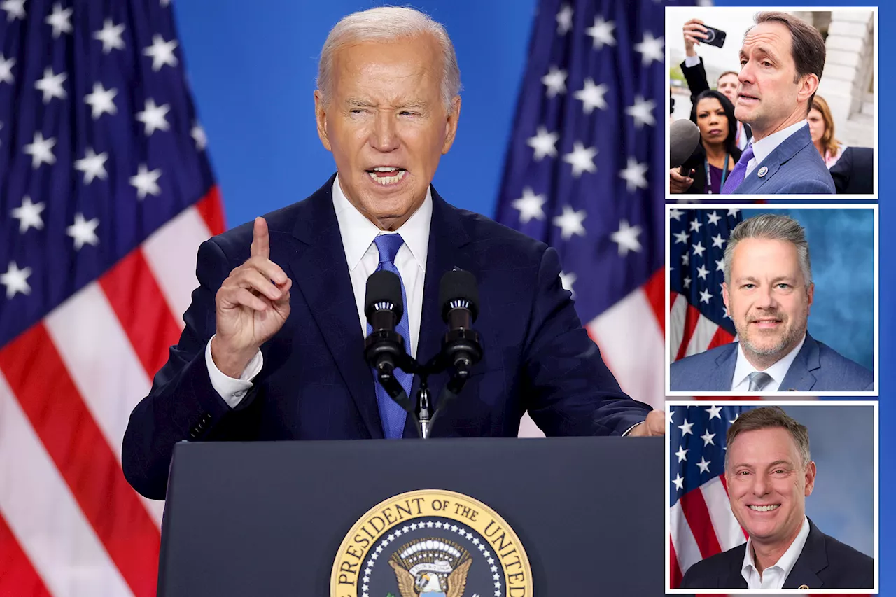 Three more House Democrats call on Biden to drop out of 2024 race following NATO press conference