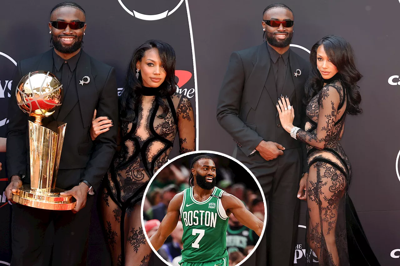 WNBA star Kysre Gondrezick goes public with Boston Celtics player Jaylen Brown at 2024 ESPYs