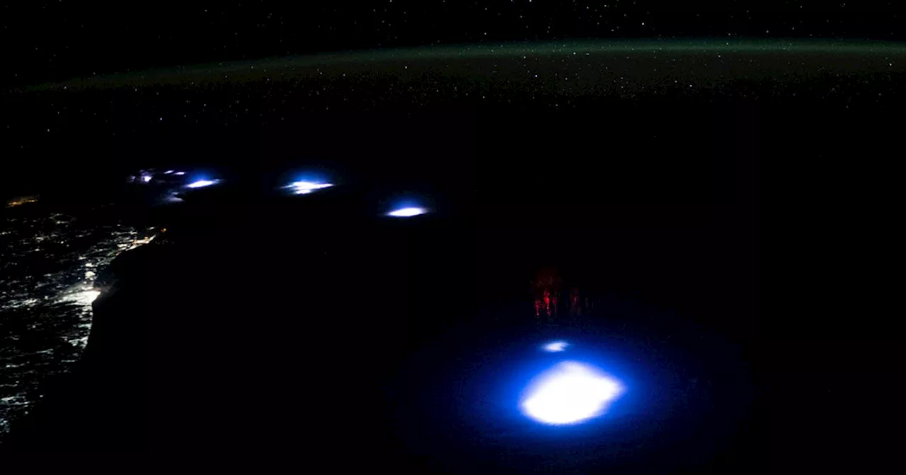 Astronaut Captures Rare Red Sprite Lightning From the ISS