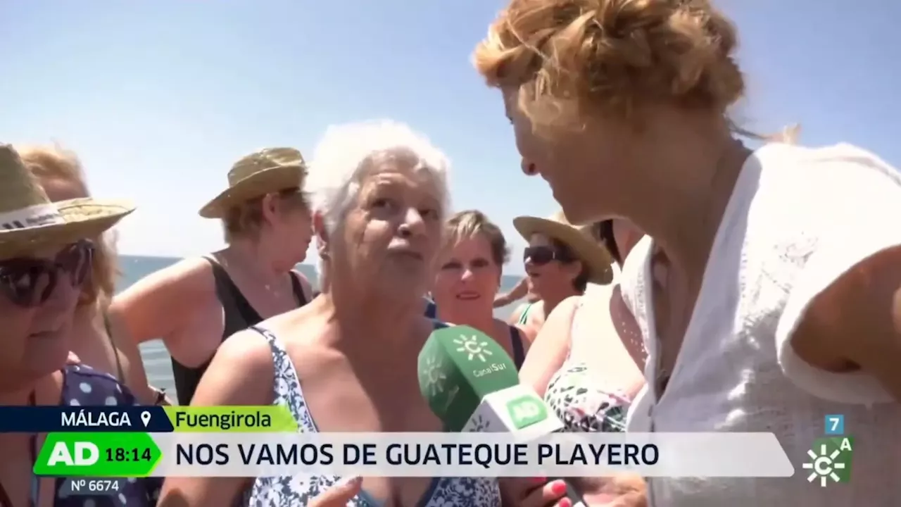 'No veas lo que se ahorra la Seguridad Social con traernos hoy a la playa': una señora andaluza se corona en...