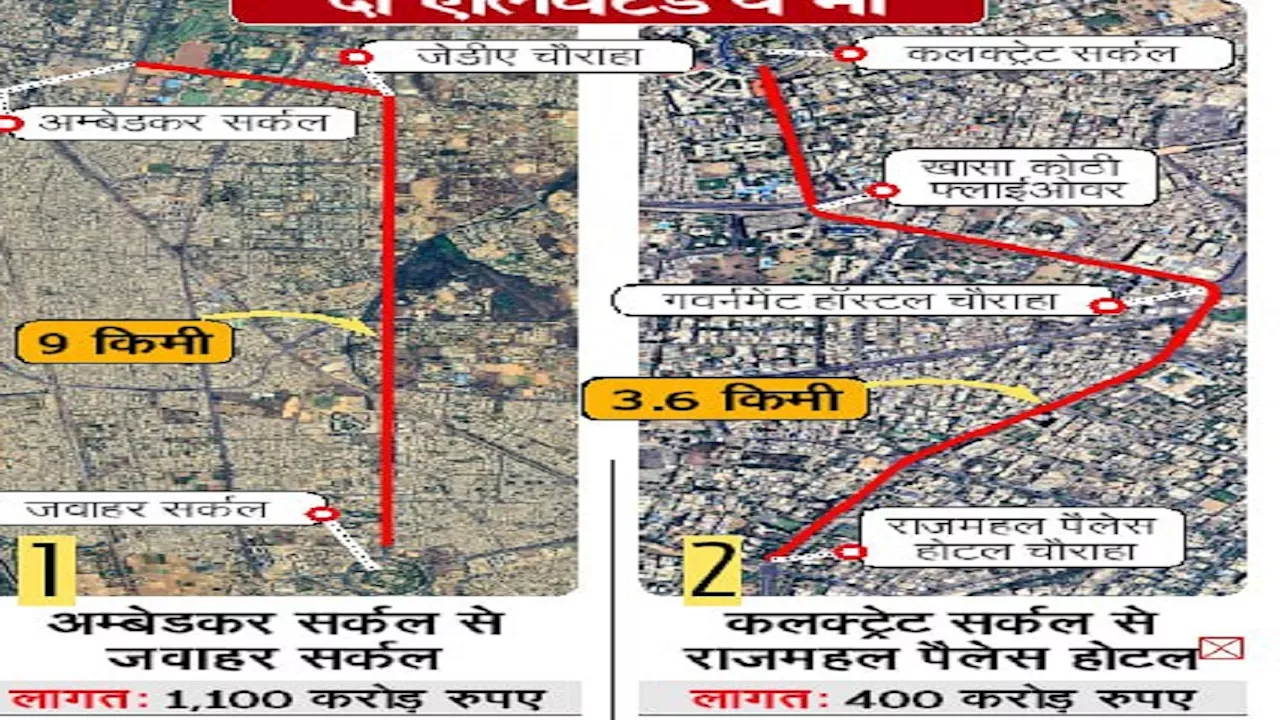 जनवरी में शुरू होगा सांगानेर फ्लाईओवर से चौरड़िया पेट्रोल पम्प तक एलिवेटेड रोड का काम