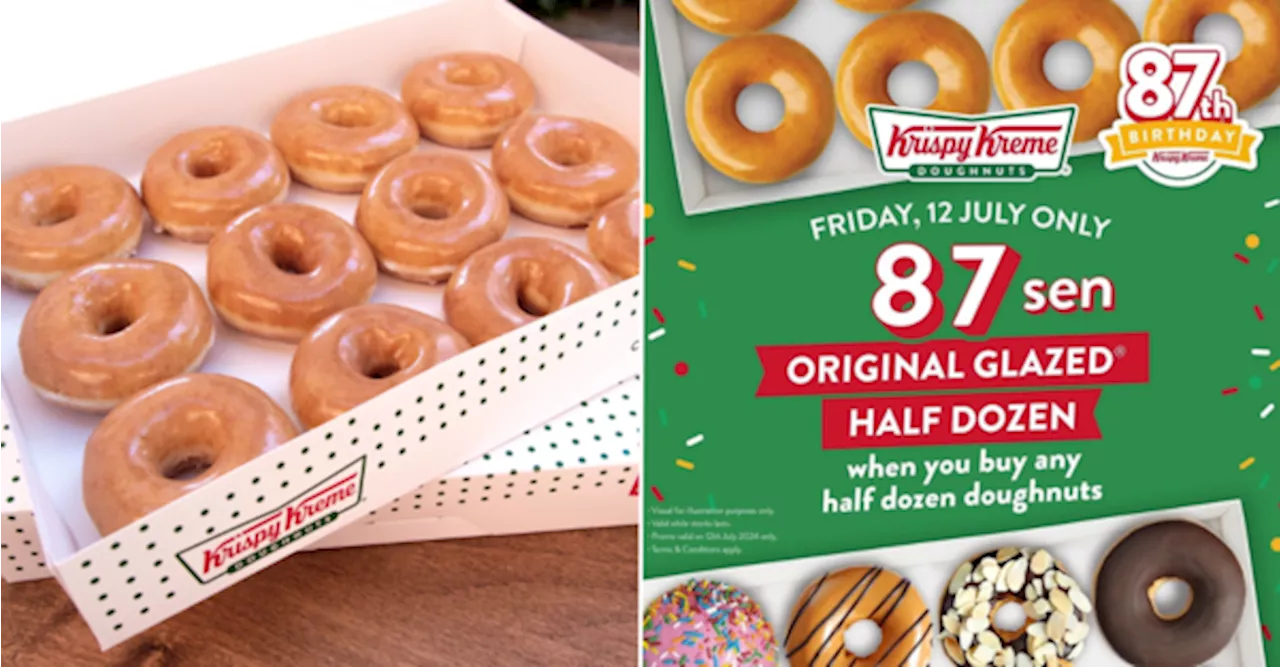 Sayseats You Can Get Half A Dozen Original Glazed Krispy Kreme