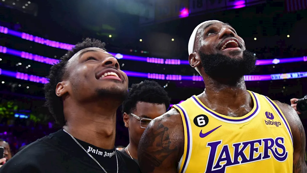 Lakers News: LeBron, Bronny James Third Father-Son Duo On LA But First Simultaneous