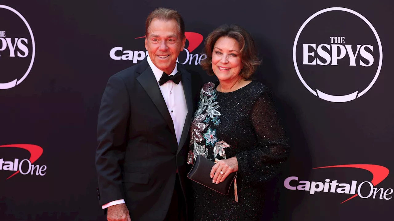 Nick and Terry Saban Walk Red Carpet at ESPYs: Roll Call, July 12, 2024