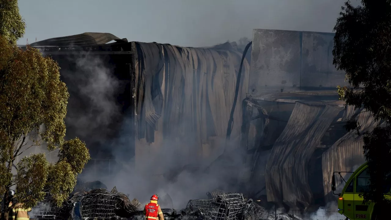 ‘Complex and dangerous’: Firefighters remain at scene of factory fire two days after chemical explosion