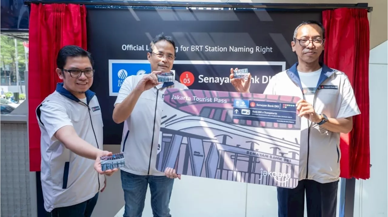 Bank DKI dan Transjakarta Resmikan Penamaan Halte Transjakarta Senayan Bank DKI