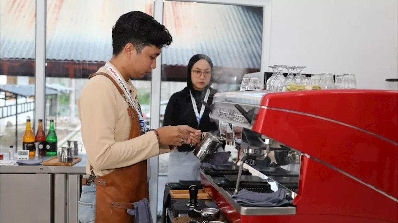 Putar Roda Ekonomi Daerah, AMANAH Gelar Kompetisi Barista Champ 2024 di Banda Aceh