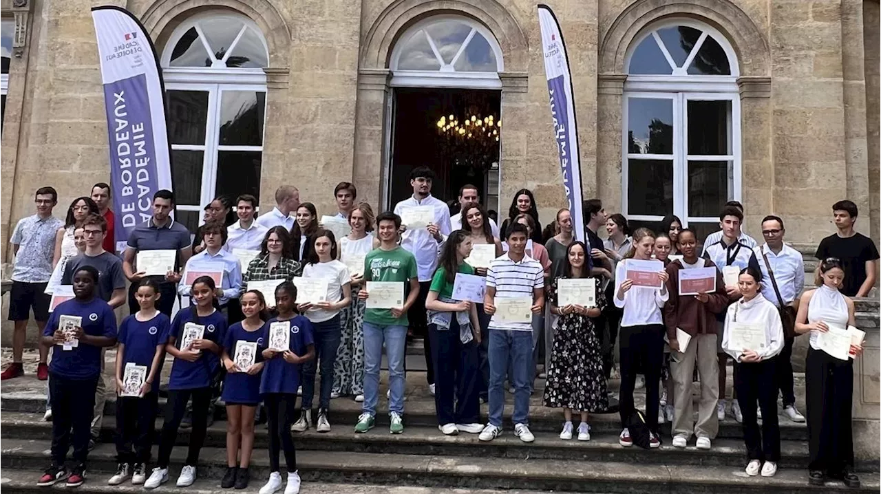 « Il a eu 19,5 de moyenne toute l’année » : les meilleurs bacheliers de l’Académie de Bordeaux récompensés