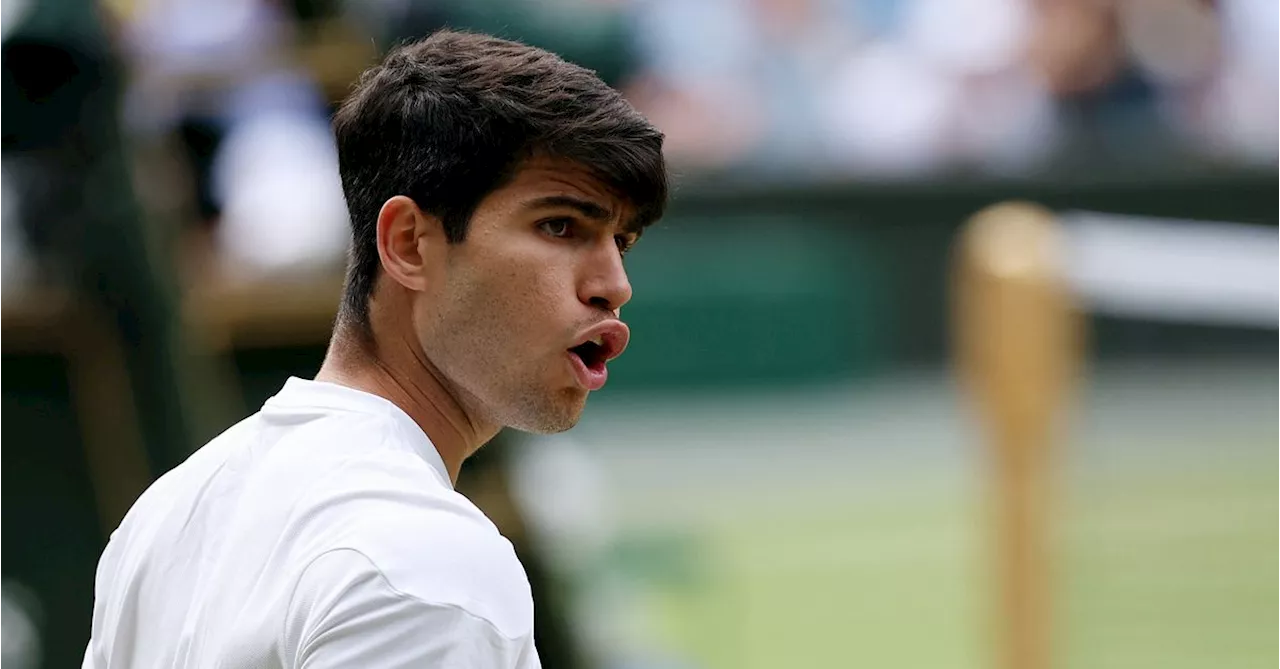 Tennis: Regerande mästaren Carlos Alcaraz klar för Wimbledon-final – slog Medvedev efter ryssens utbrott