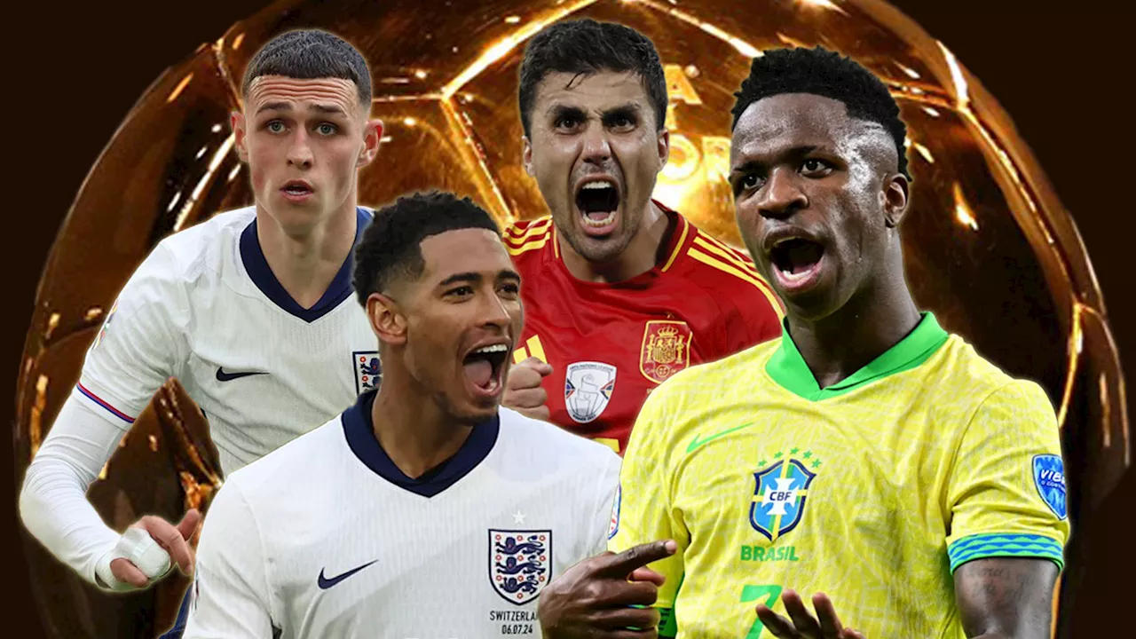 Euro 2024 final could decide Ballon d’Or winner with Jude Bellingham, Rodri and Phil Foden vying for award...