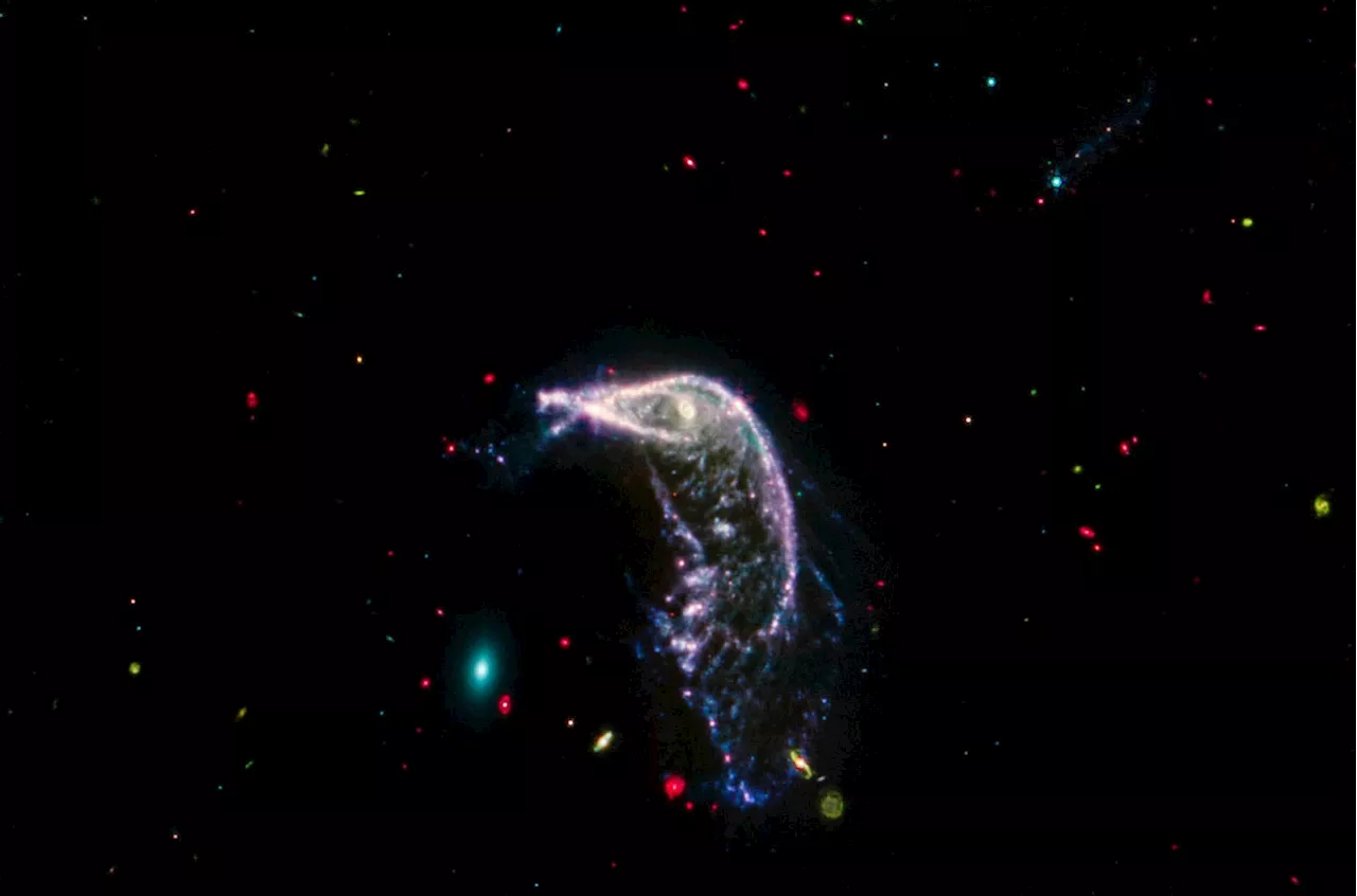 Nasa releases stunning Webb images of a galactic merger