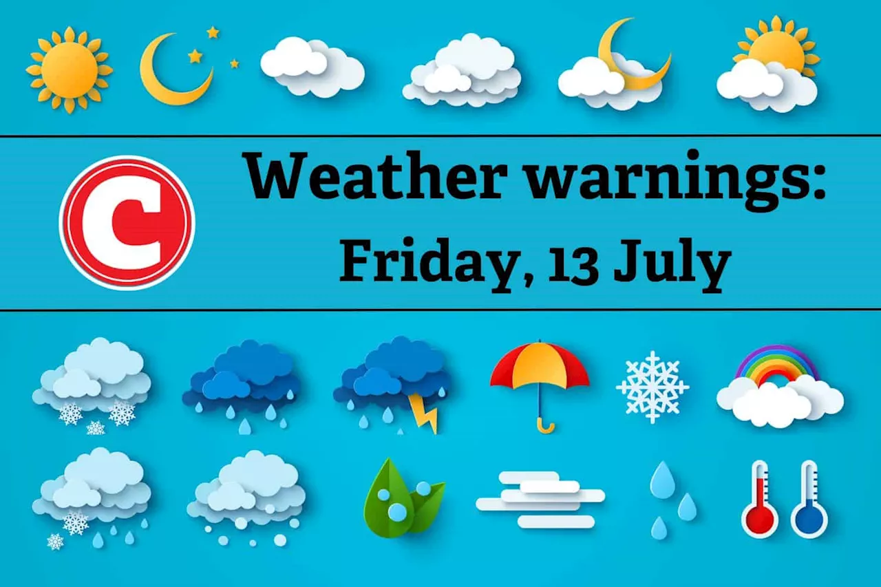 Heavy rain, snow and strong winds expected in Western Cape and Northern Cape until Sunday