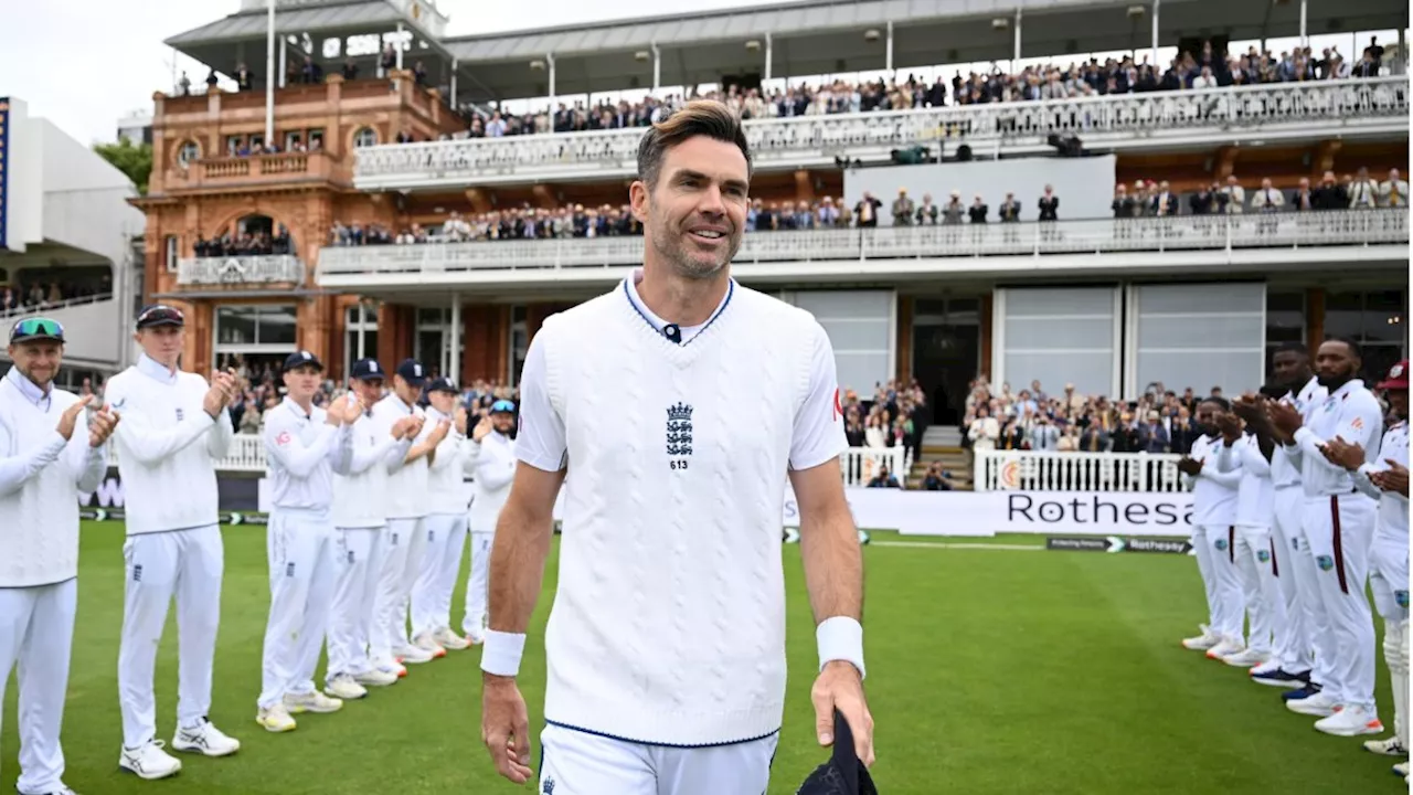 James Anderson bows out in emotional England farewell against West Indies