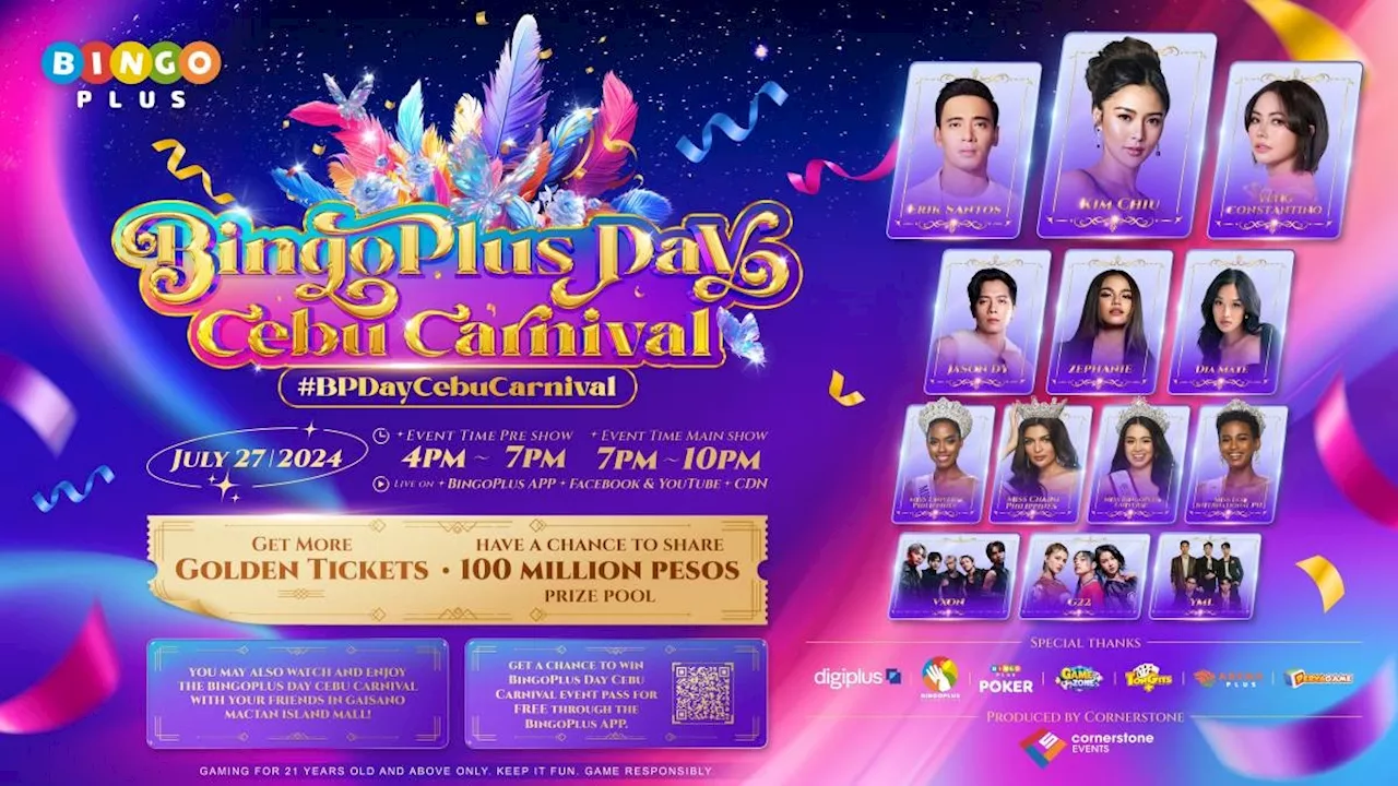 BingoPlus brings the carnival feels to town for BP Day Cebu 2024