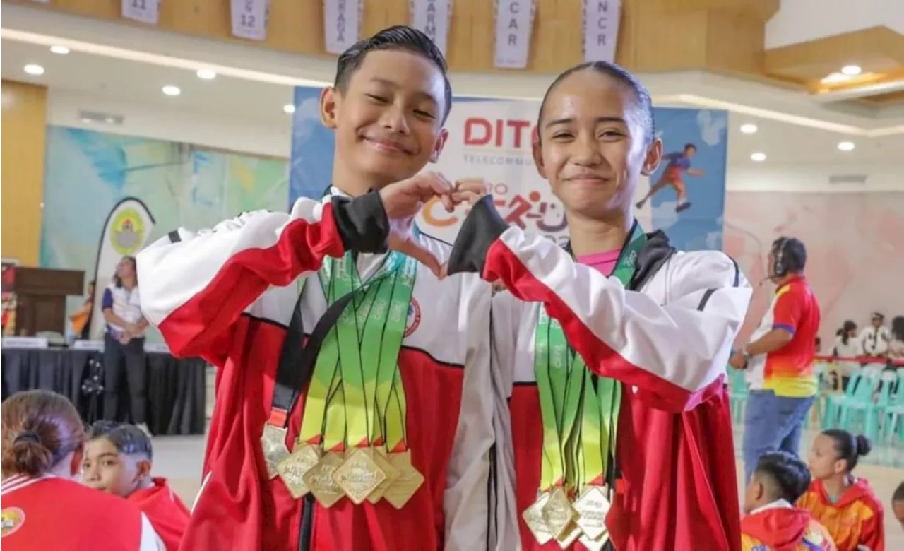 Zamboanga pair wins 6 golds in Palaro dancesport