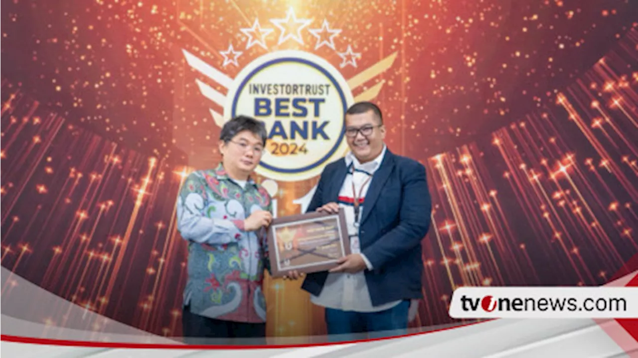 BUMD Bank DKI Sabet Penghargaan Best Bank 2024 Karena KBMI Capai Rp14 Triliun