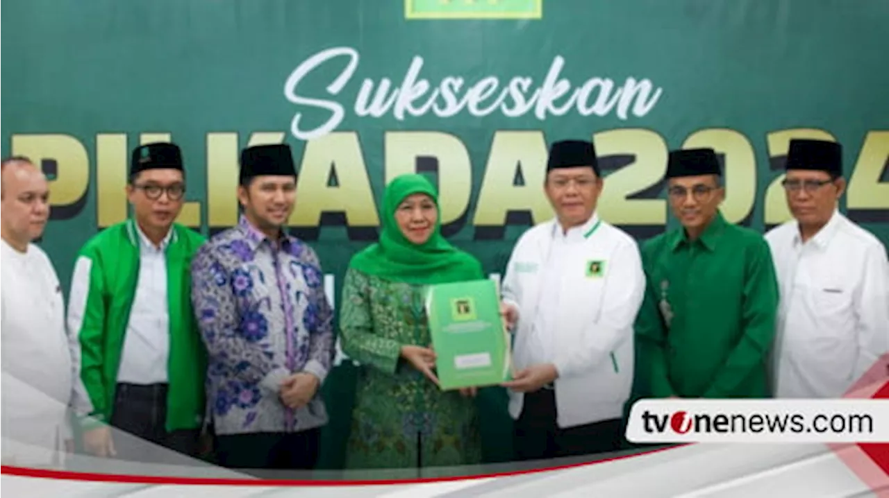 PPP Resmi Dukung Khofifah dan Emil Dardak Maju di Pilgub Jatim 2024