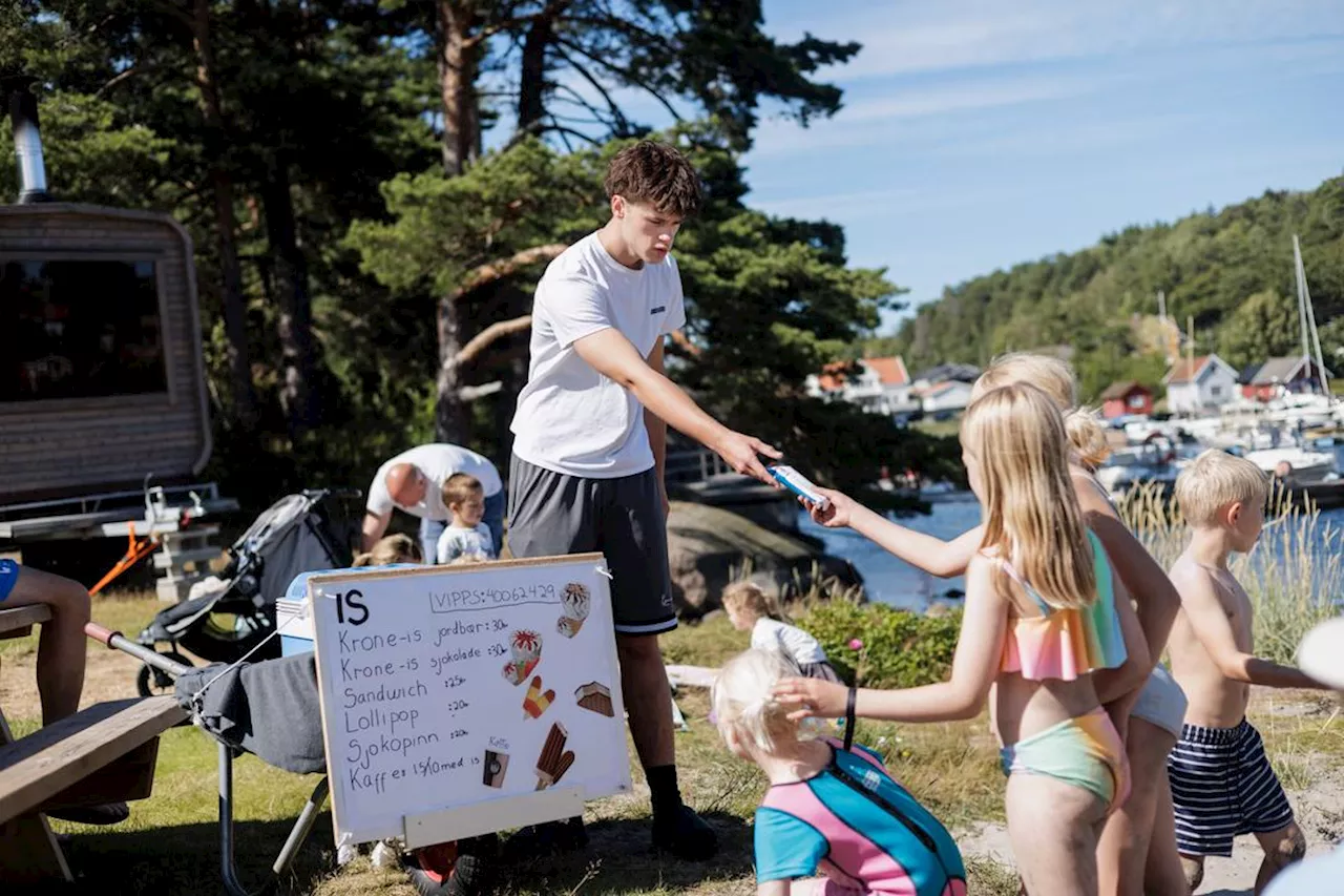 Lukas (15) tjener over 700 kroner timen: – På vei til å bli rik