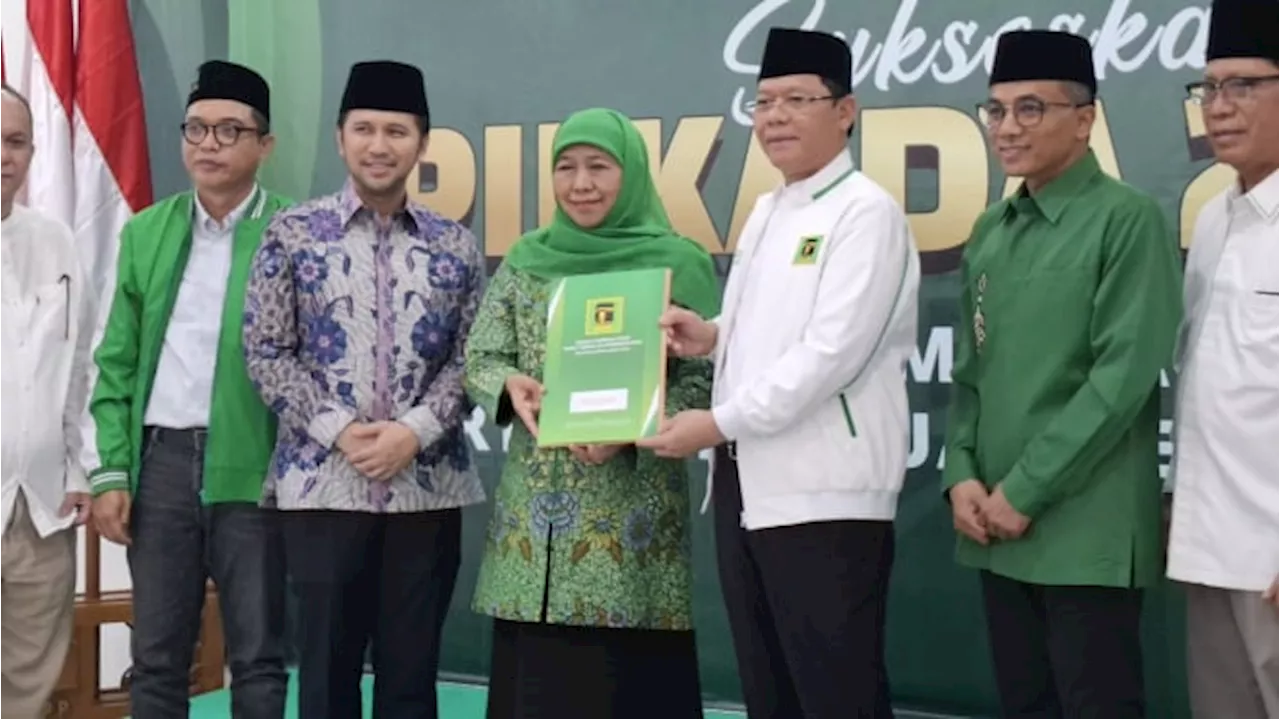 PPP Resmi Dukung Khofifah dan Emil Dardak di Pilkada Jawa Timur