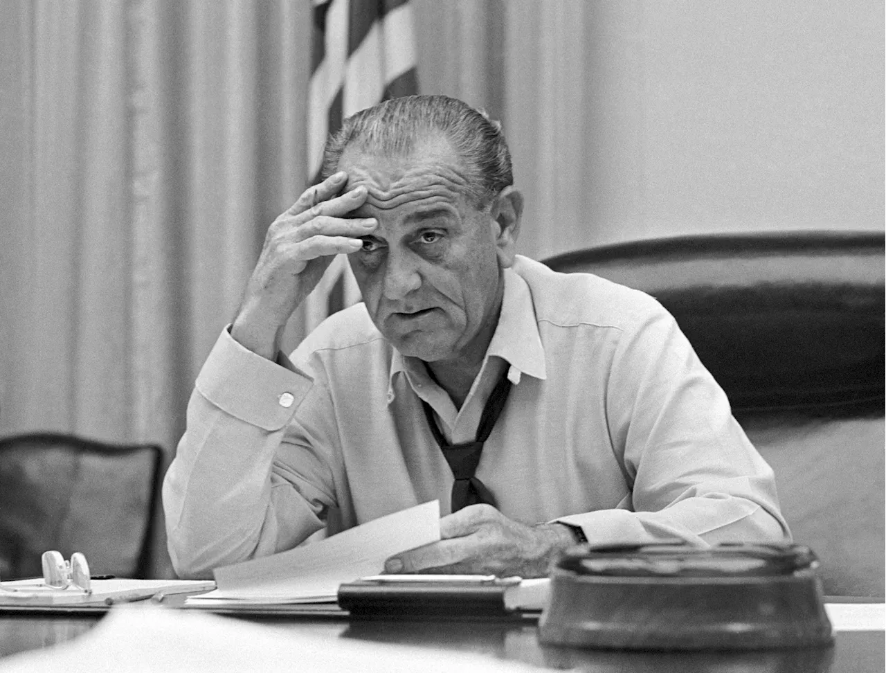 In 1968, President Lyndon B. Johnson’s election exit shocked Americans