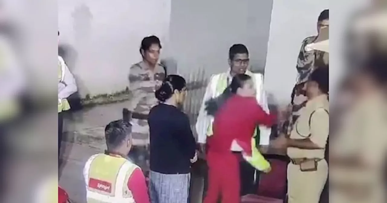 Jaipur Airport Viral Video: स्पाइस जेट की महिला कर्मचारी ने CISF के जवान को मारा थप्पड़, CCTV फुटेज वायरल