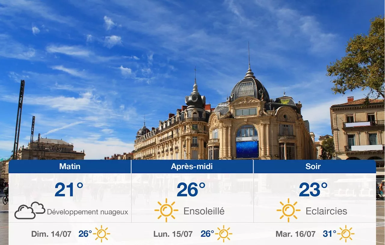 Météo Montpellier: prévisions du samedi 13 juillet 2024