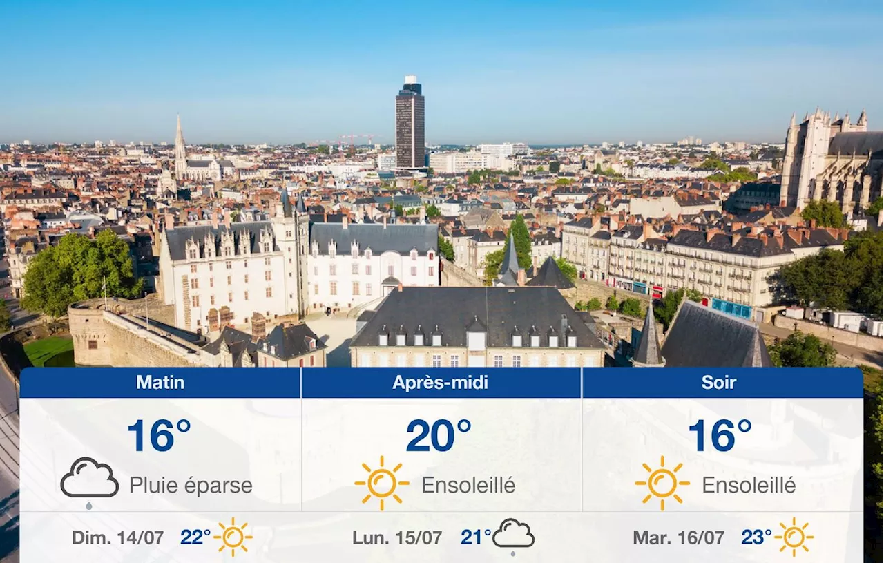 Météo Nantes: prévisions du samedi 13 juillet 2024