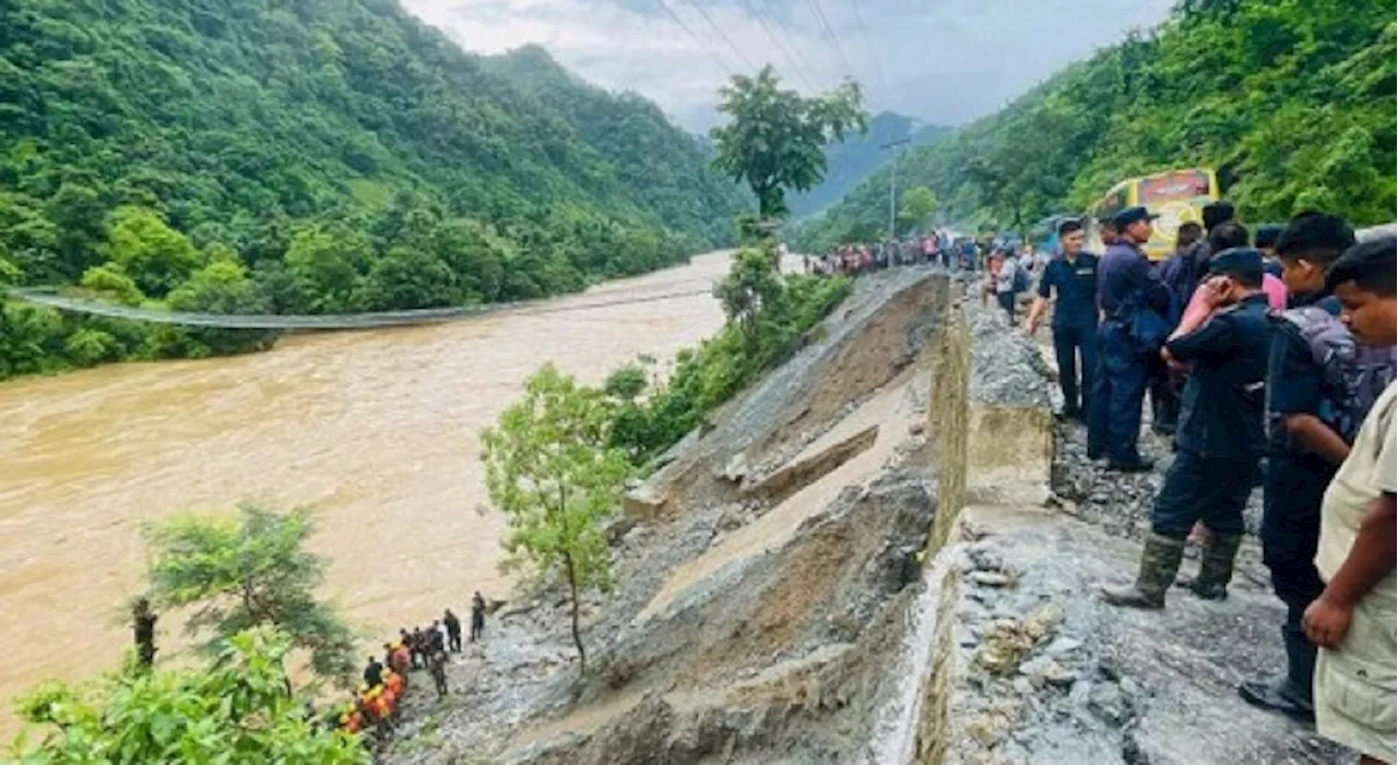 63 missing after Nepal landslide sweeps two buses into river